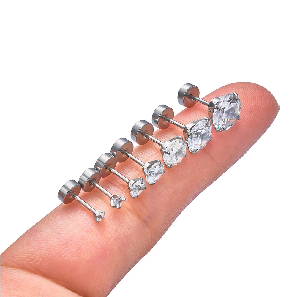 10/50/100 шт. медицинский ноготь из нержавеющей стали 316L комплект 2-8 мм круглый