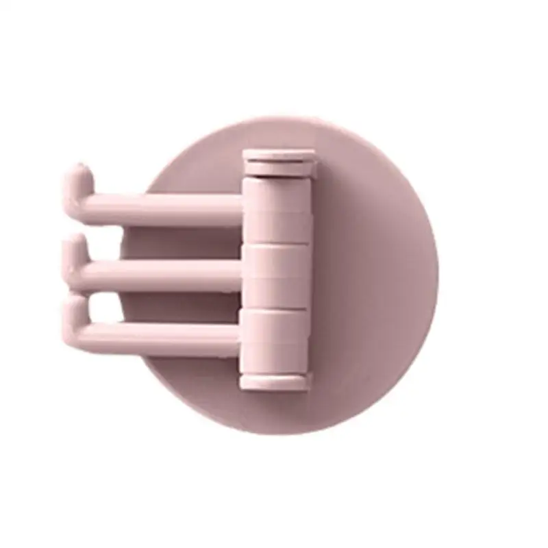 

Вращающиеся Крючки для подвешивания на клейкой основе с тремя ветвями, универсальная полка для кухни, ванной, спальни