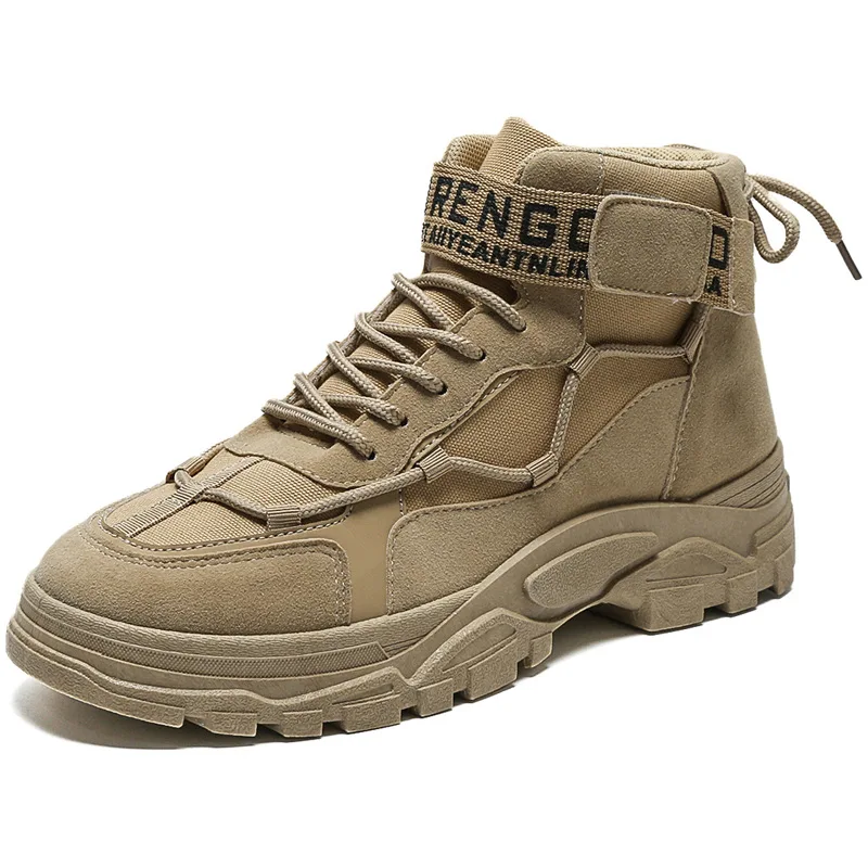 

Мужские ботинки 2023, мужские ботинки, Тактические Военные боевые ботинки, уличная зимняя обувь для походов, мужские ботильоны для пустыни с нескользящей подошвой
