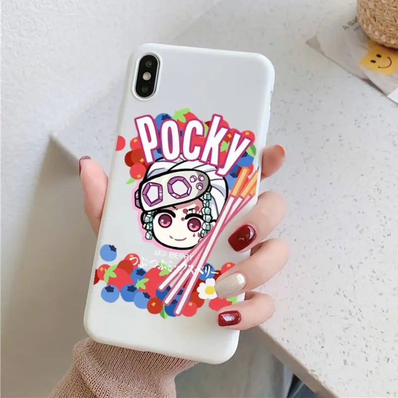 

MaiYaCa Demon Slayer Uzui Tengen Phone Case Soft Solid Color for iPhone 11 12 13 mini pro XS MAX 8 7 6 6S Plus X XR