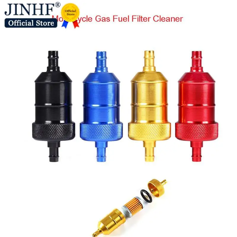

1pc 5 Color 8mm Petrol Gas Fuel Filter Cleaner For Motorcycle Pit Dirt Bike ATV Quad Inline Oil Gas Fuel Filter