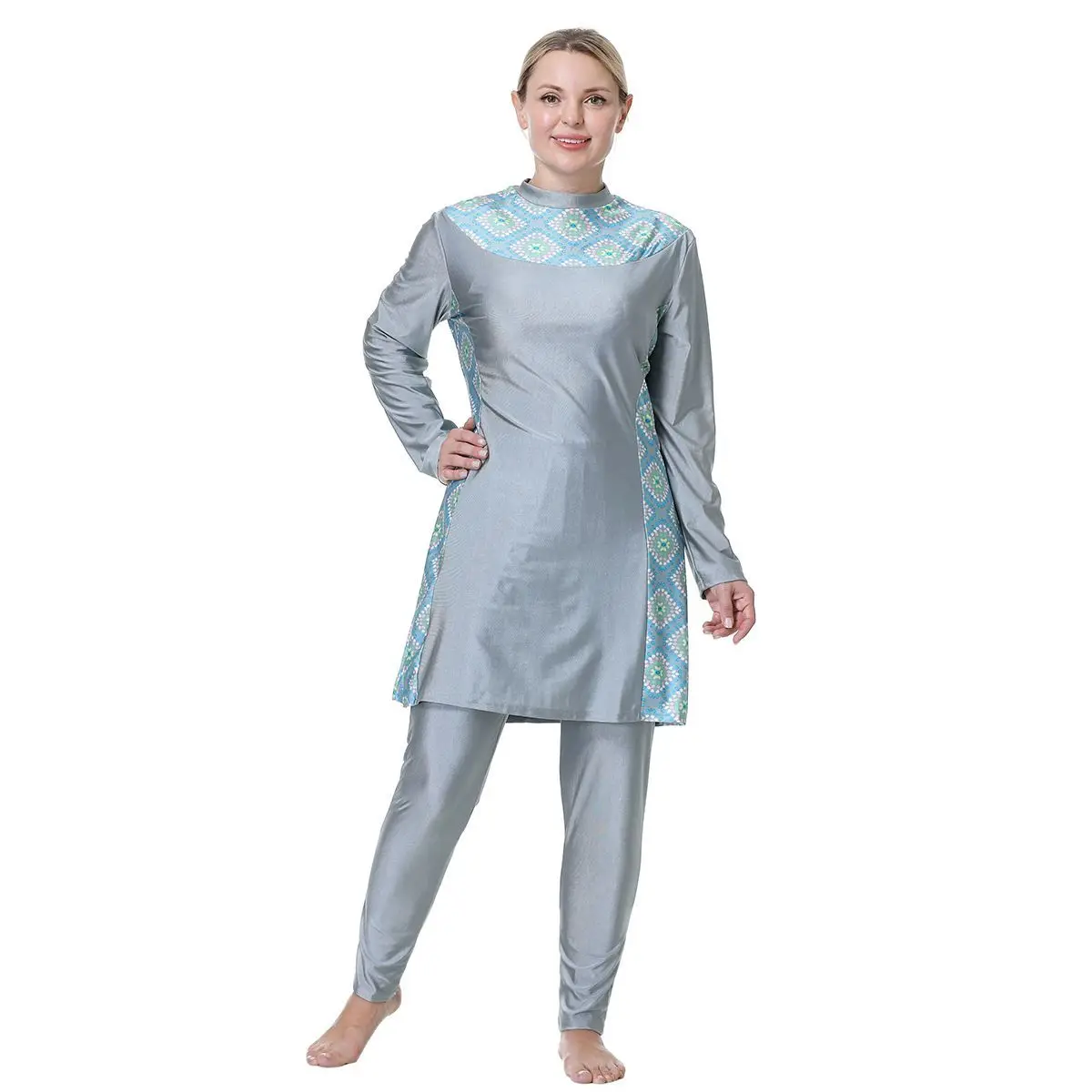 Burkini 3 Pieces Muslim Swimwear 2023 Plus Size Bathing Suit Women Swimsuit Islamique Burkini Femme Musulmane Abaya