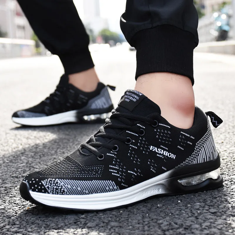 Cheap Fashion Mens Running Shoes Light Air Sneakers Breathable Mesh Men Sneakers Comfort Mens Trainers Shoes Athletic Footwear