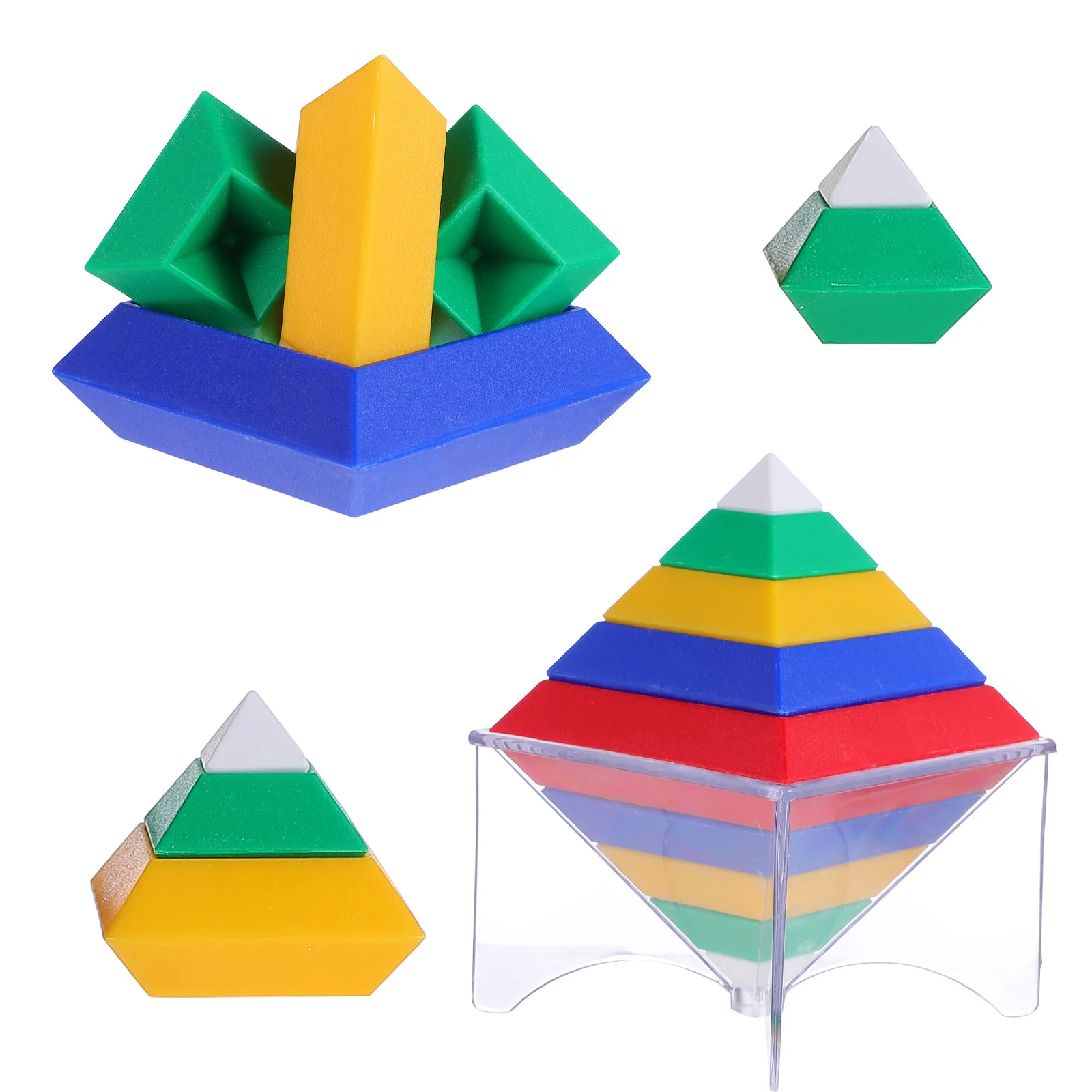 

Wooden Block Wisdom Stacking Toys Kids Early Education Interesting Child Creative Building Blocks