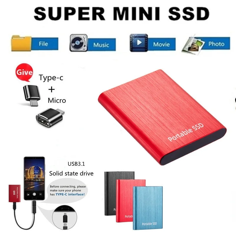 

SSD HDD 8 ТБ внешний твердотельный накопитель устройство для хранения Жесткий диск компьютер портативный USB3.0 SSD мобильный жесткий диск сплав