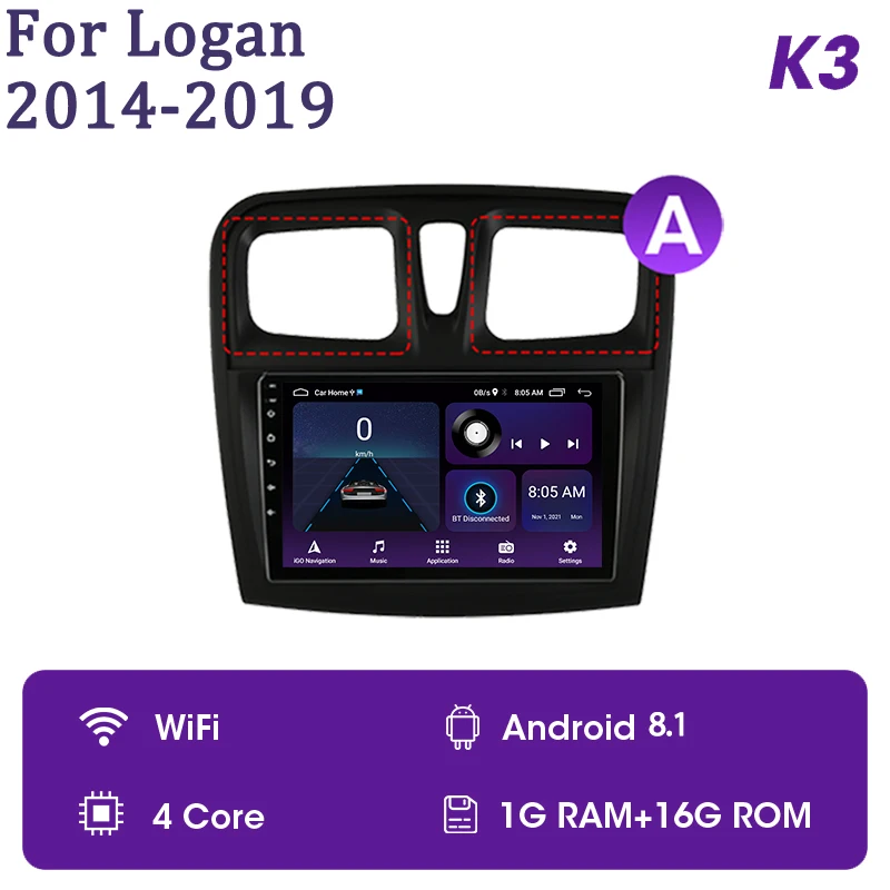 Андроид Рено Логан 2 Купить