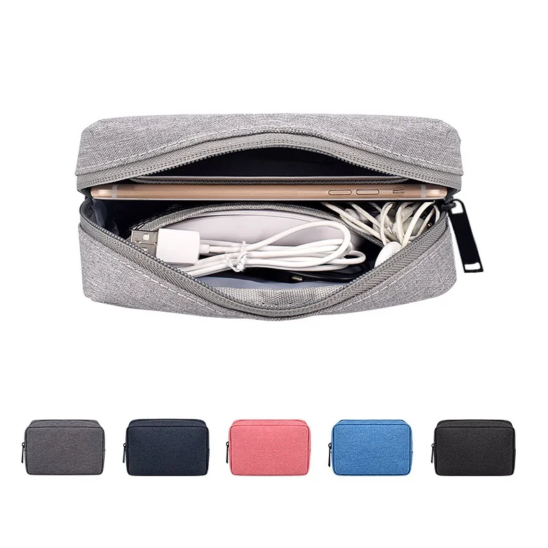 

Digital Accessories Storage Bag Portable Waterproof USB Cable Earphone Charge Pal Organizer Makeup Bag Travel Pouch