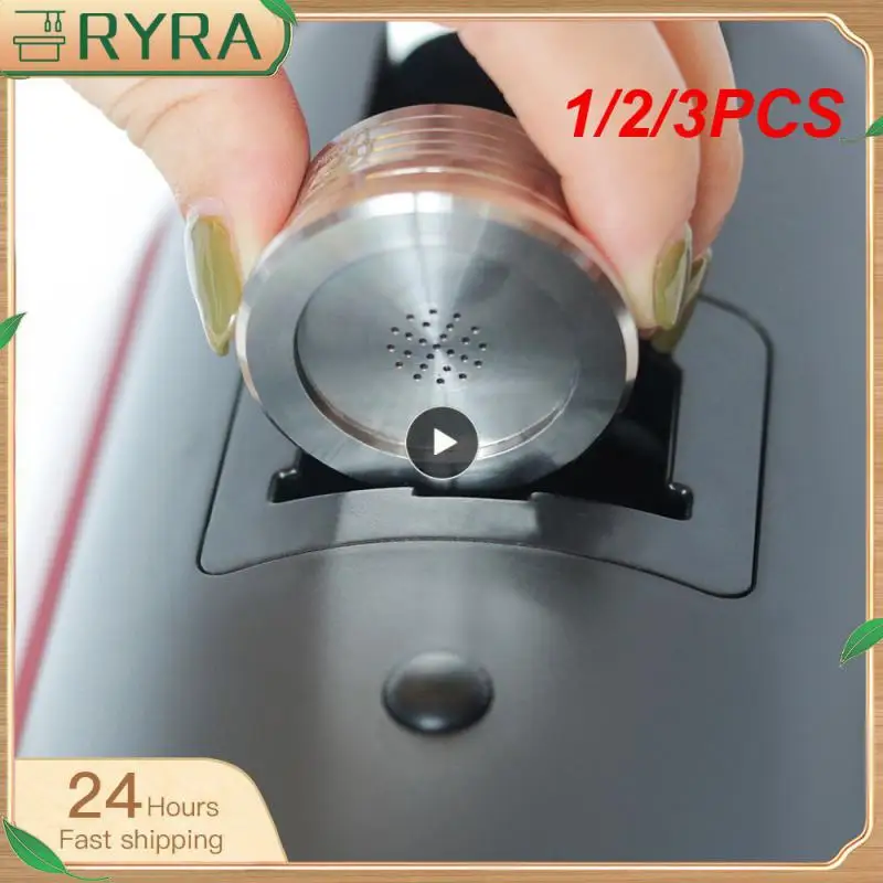 

1/2/3PCS Stainless Steel Reusable Coffee Capsules Kitchen Reusable Coffee Capsule Cup Filter Compatible For Delta Q Coffee