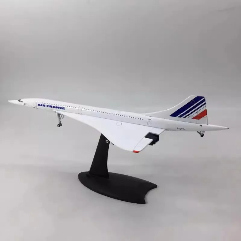 Фото Новый масштаб 1:400, 16 см, модель Air British/France Concorde, литой под давлением сплав, самолет Airways Display, коллекция самолетов №4