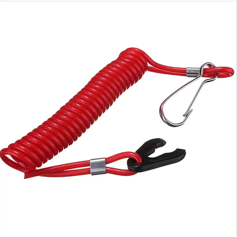 

Boat Outboard Engine Motor Kill Stop Switch Safety Lanyard Clip For For Motorboat Engine Stop Switch Key Lanyard