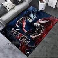 american drama horror movie venom 3d printing action sci fi floor mat living room carpet adult soft flannel mat non slip carpet