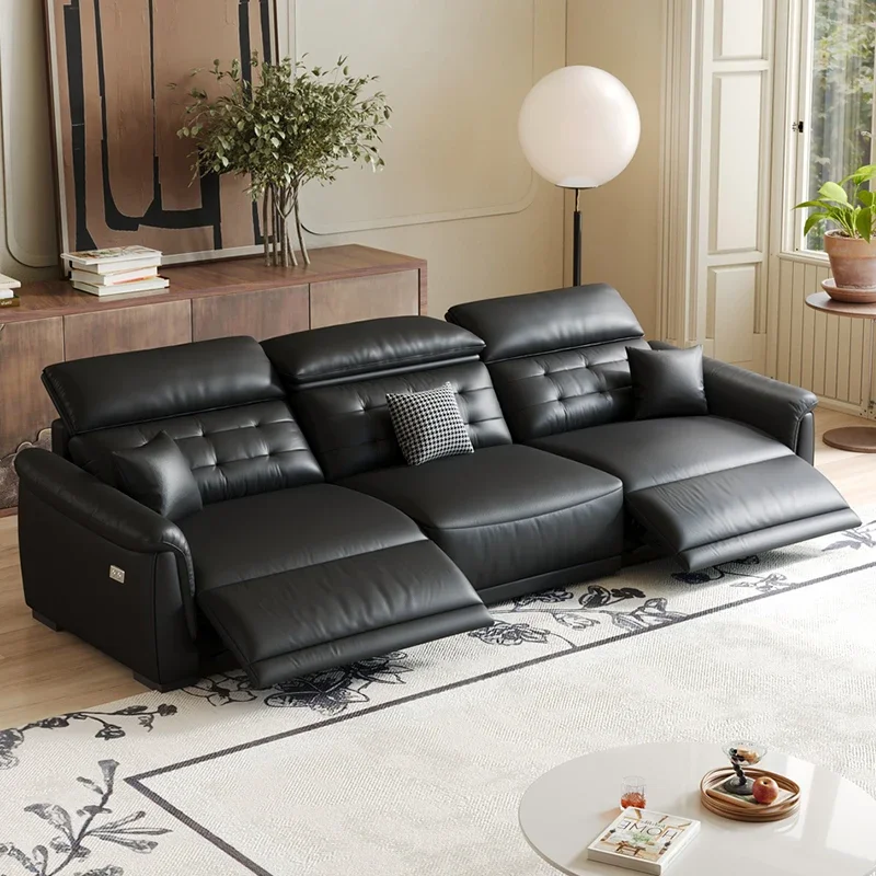 Электрические современные диваны для гостиной черный ленивый дизайнерский