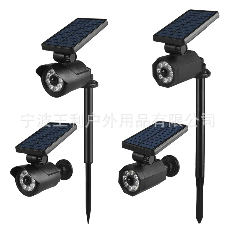 

New Solar Wall Light Simulation Monitoring Camera Human Infrared Sensing Garden Light Garden Light Spotlights