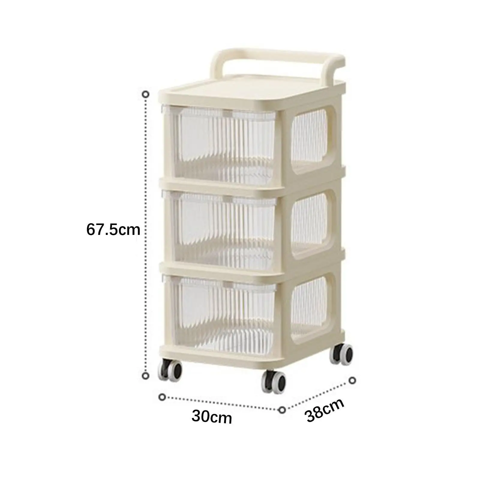 Wózek na kółkach z wózkiem do przechowywania Uchwyt kosmetyki Wielofunkcyjny mobilny wózek szufladą książki pralni w akademiku
