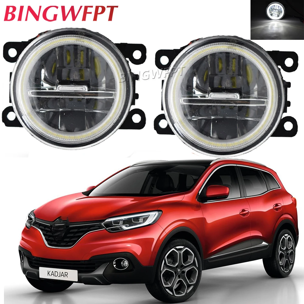 

2X Fog Lights For Renault Duster Kangoo Fluence L30 Megane 2/3 Koleos Clio IV Twingo II Lodgy Kwid Kadjar LED Fog Light Fog Lamp