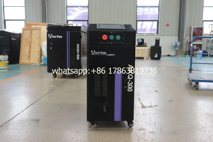 Импульсный лазерный очиститель металлическая ржавчина поверхность краска