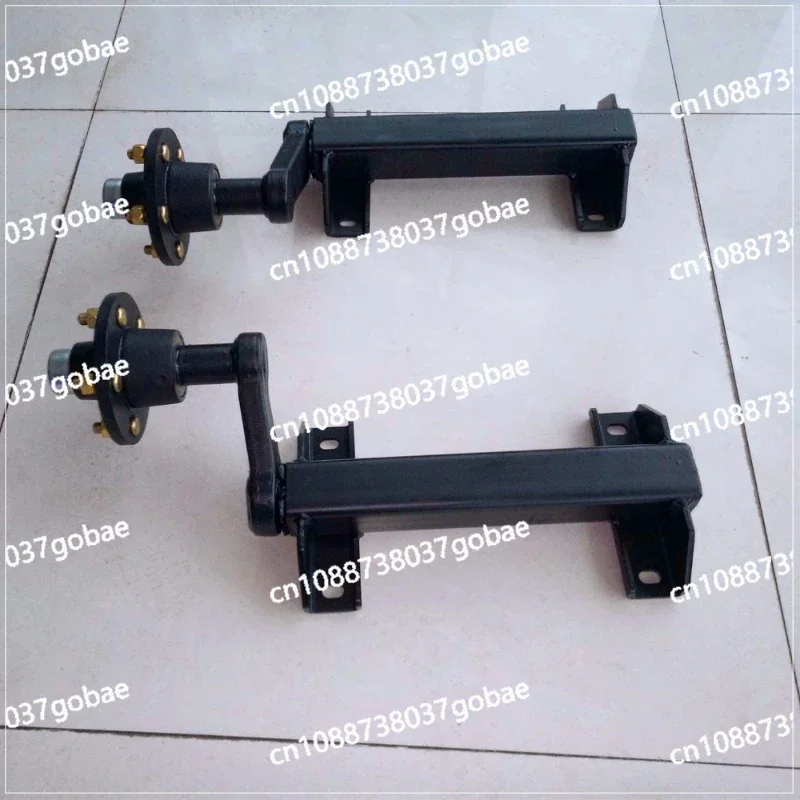 Торсионная ось прицепа 750 кг полуторсионная без тормоза