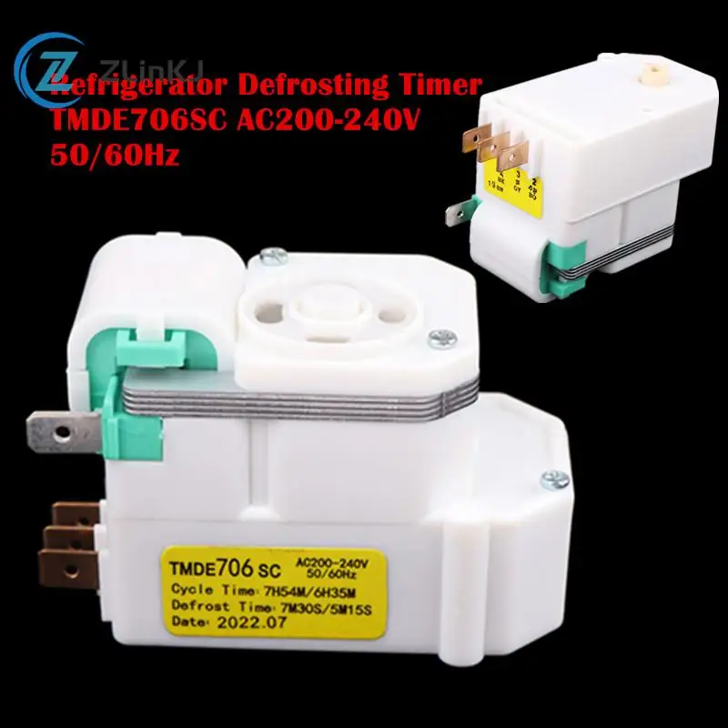 

High-quality Refrigerator Parts TMDE706SC Refrigerator Defrosting Timer AC200-240V 50/60Hz