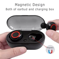 auto parts new tws wireless 5 0 earphone touch control charging 9d stereo headset with mic sport earphones waterproof earbuds le