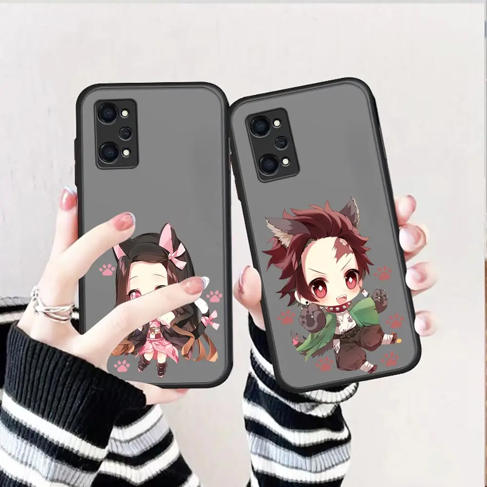 

Japan Anime Demon Slayer Case For Realme GT Neo 2 Master Narao 50a 50i 50 5G C33 C31 C30S C30 C21Y C21 C20 C15 C12 C11 5G Cover