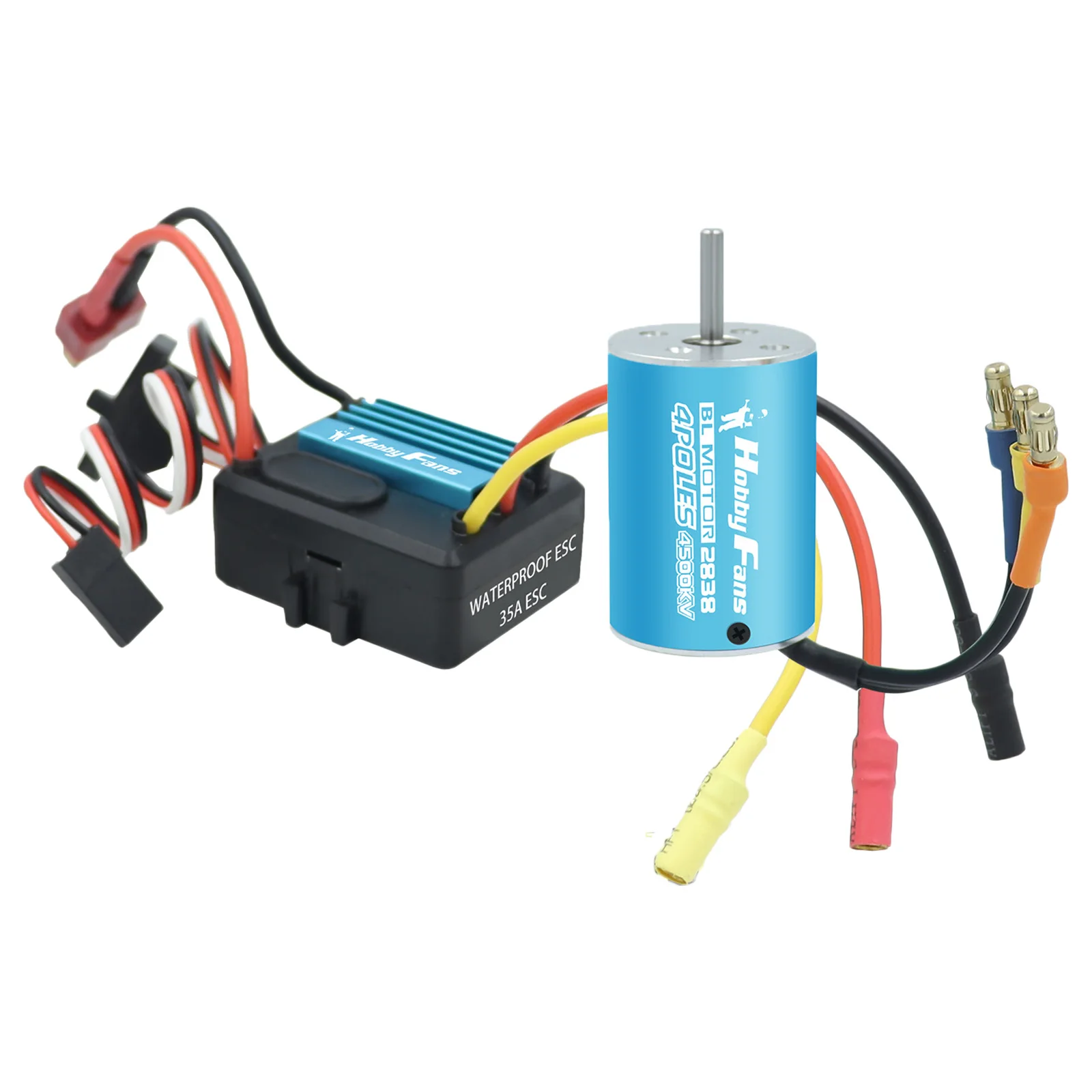 

Пульт дистанционного управления 2838 4500KV Motor 35A ESC Combo для 1/14 1/16 RC автомобилей лодок детали для детей игра рождественские подарки