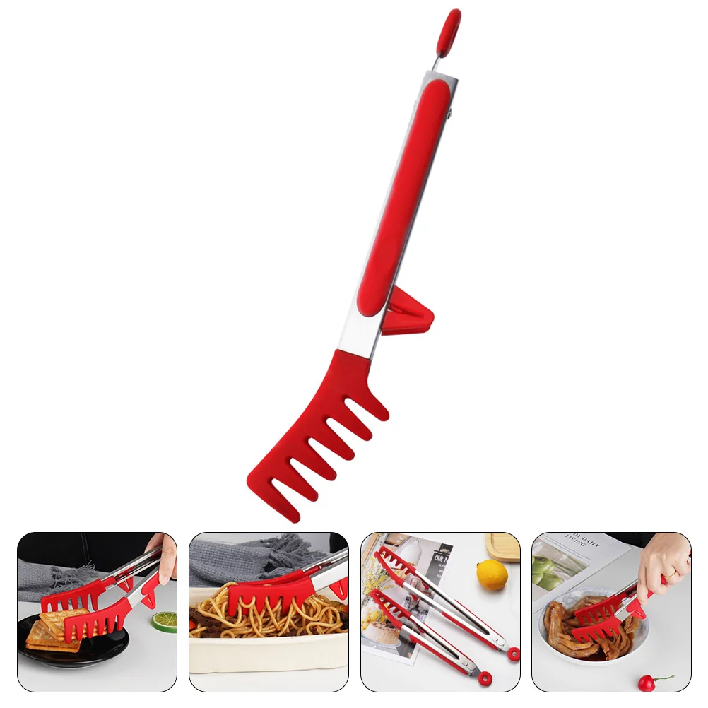 

Tongs Tong Spaghetti Clip Bread Serving Grilling Steel Bbq Silicone Grill Stainless Salad Ice Barbecue Pasta Snail Steak Clamp