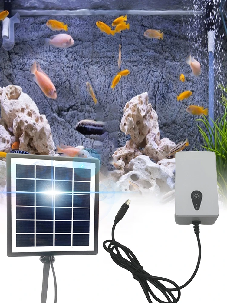 Кислородный насос на солнечной батарее 6 в 2 Вт