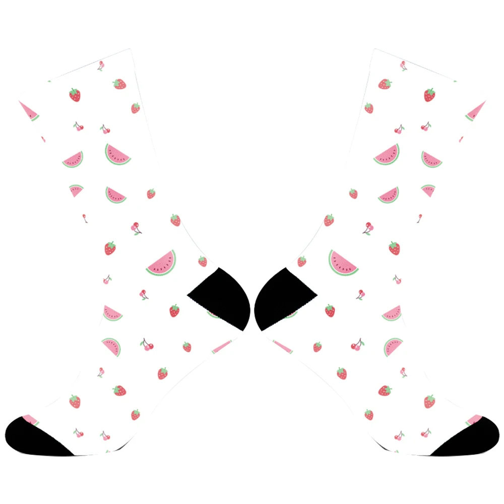 Небольшие свежие белые носки небесно-голубого цвета для студентов спортивные