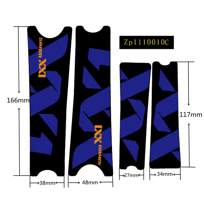 Наклейки для велосипеда SRAM XX1 наклейки горных и шоссейных велосипедов гоночных