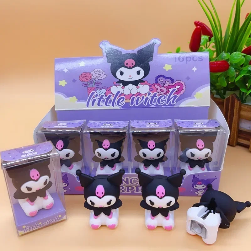 Hello Kitty Kuromi Mymelody милый каваи студент с одним отверстием силиконовая кукла точилка