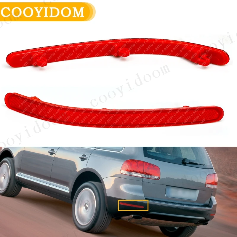 

Автомобильный задний светильник задний тормозной фонарь задний бампер отражатель 7L6945106A 7L6945105A для VW Touareg 2002-2010 автомобильный Стайлинг