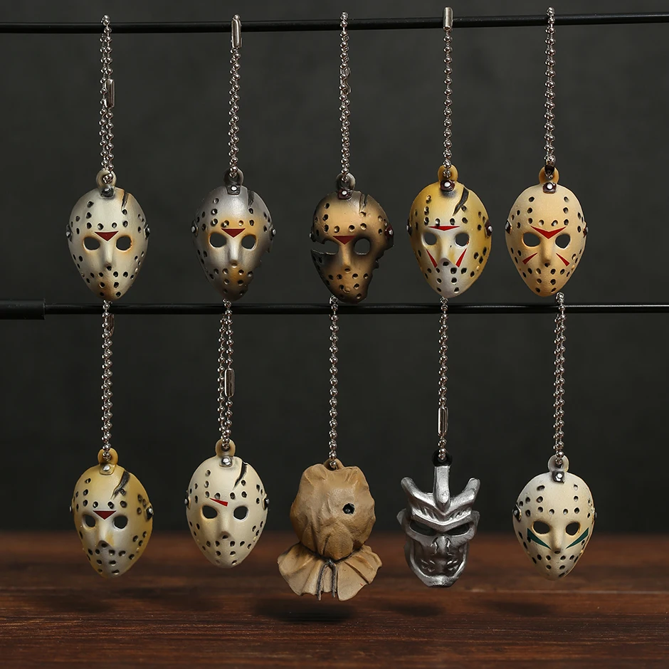 Джейсон вурхи ужасные маски мини-фигурки из ПВХ брикет 10 шт./компл. 4 см |