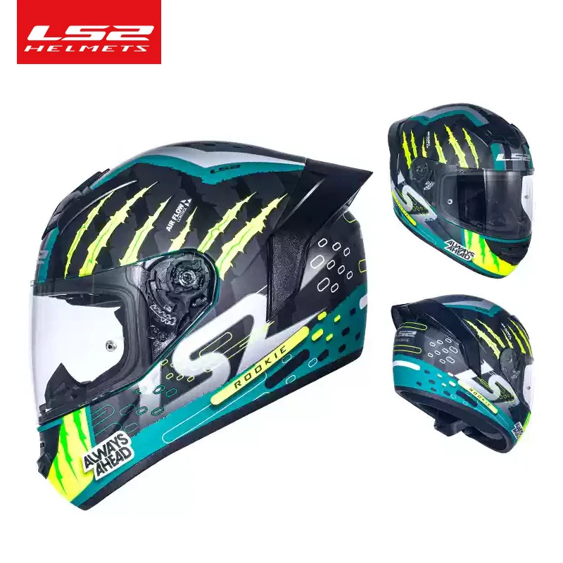 Оригинальный мотоциклетный шлем LS2 FF352 Capacete анфас для мужчин и женщин с большим