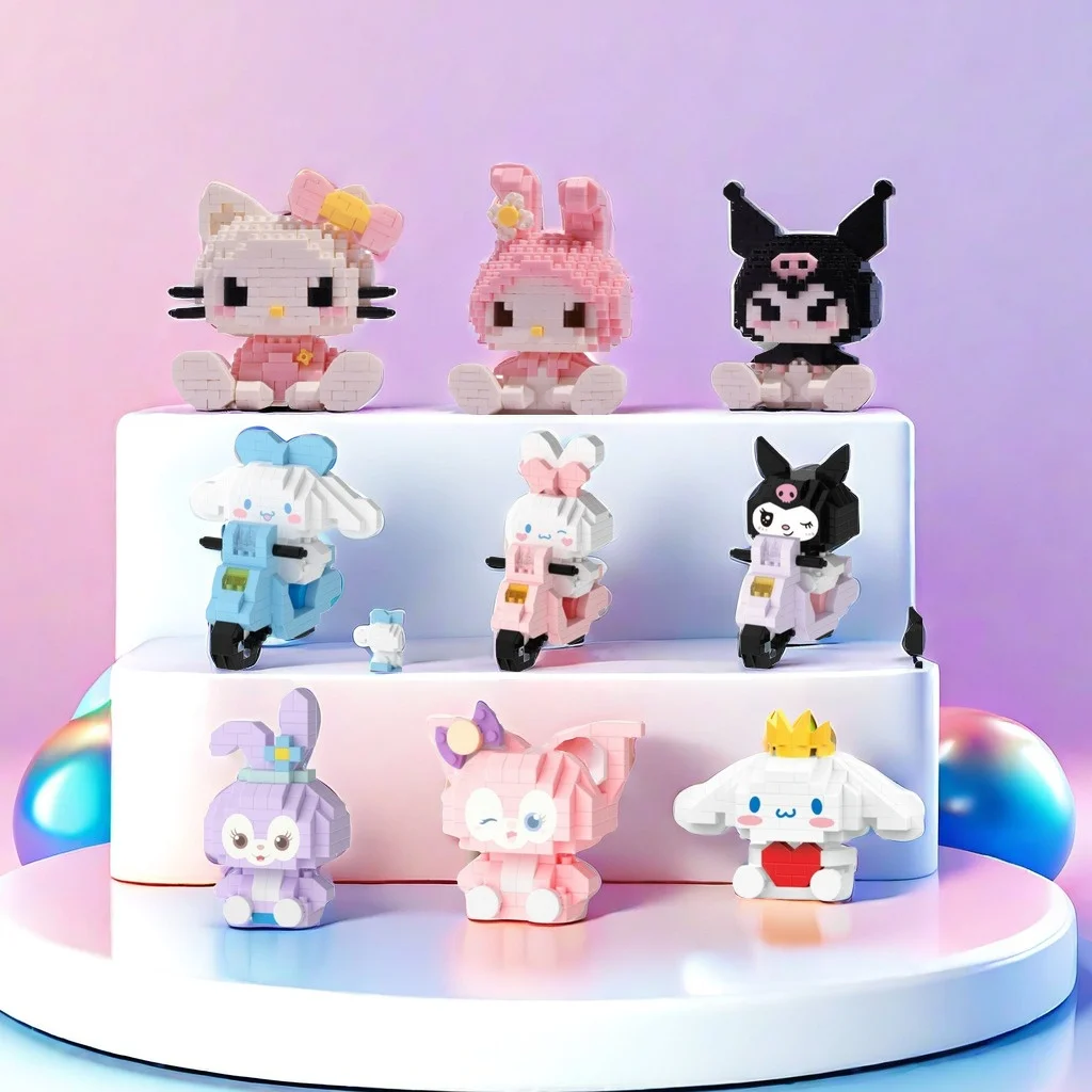 Новые мелкие сборные строительные блоки Kulomi Yuguigou Meileti 3 dstereoскопические Детские