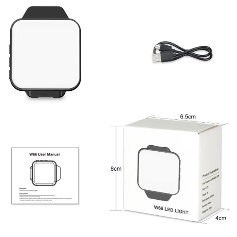 

1500Mah Cell Phone Fill Light Back Clip LED Light Mini Multifunction Selfie Live Fill Light