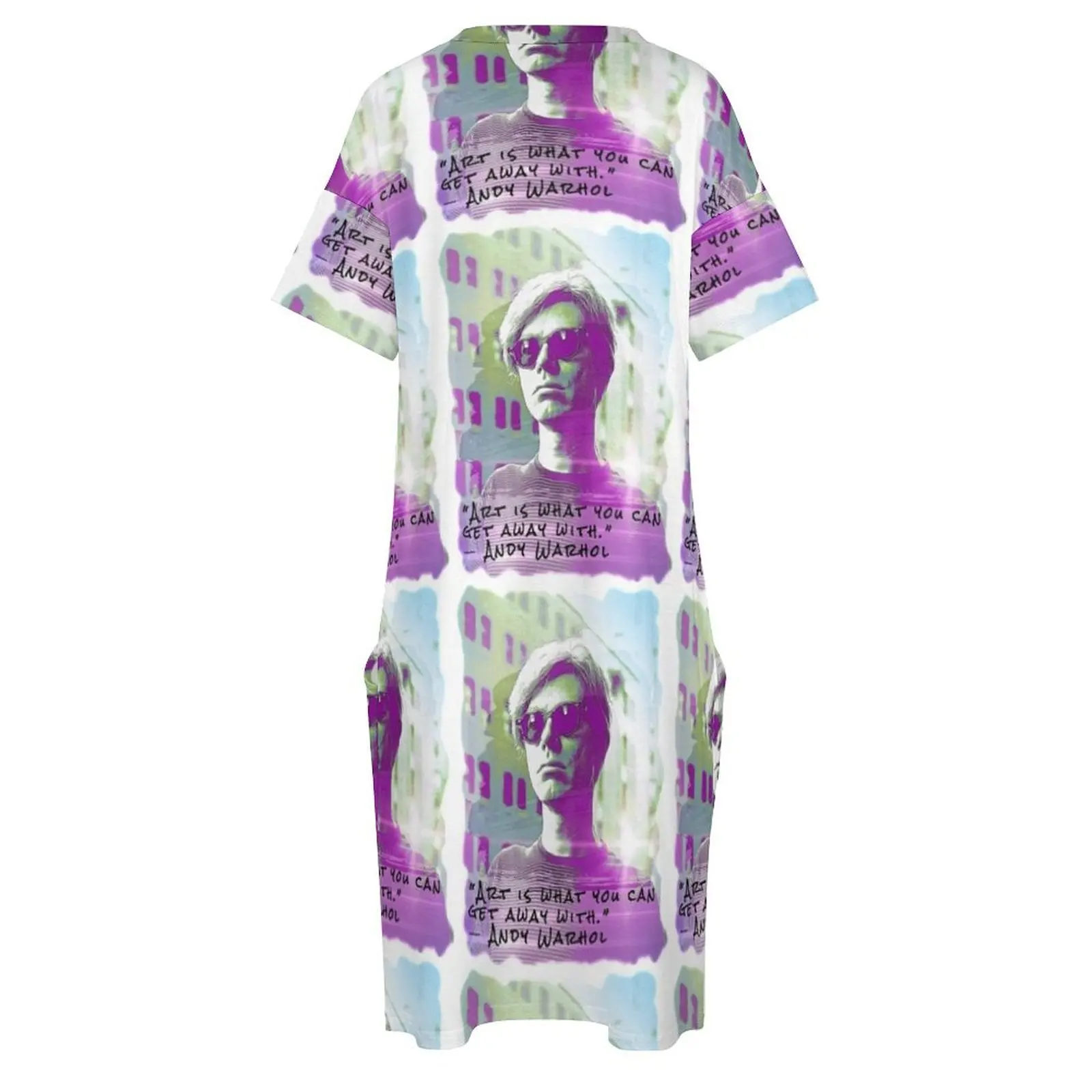 Цифровая работа Энди Уорхола поп-цвета поп-арт абстракция философская