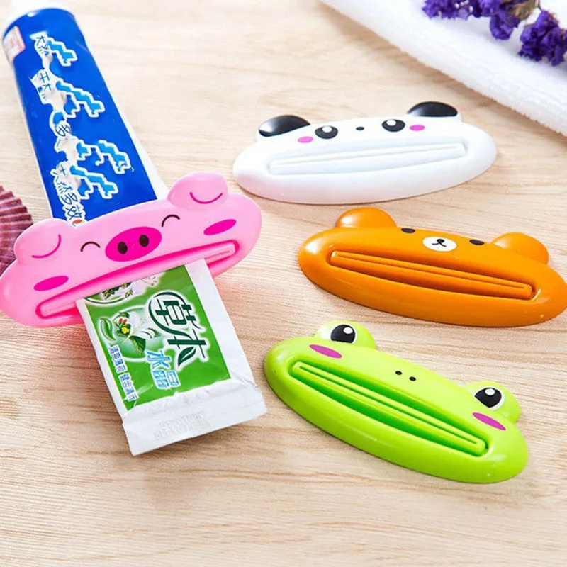 

5Pcs Cartoon Toothpaste Squeezer Animal Tube Cosmetics Rolling Distributor Ointment Cleanser Press Paste Holder For Home Tools