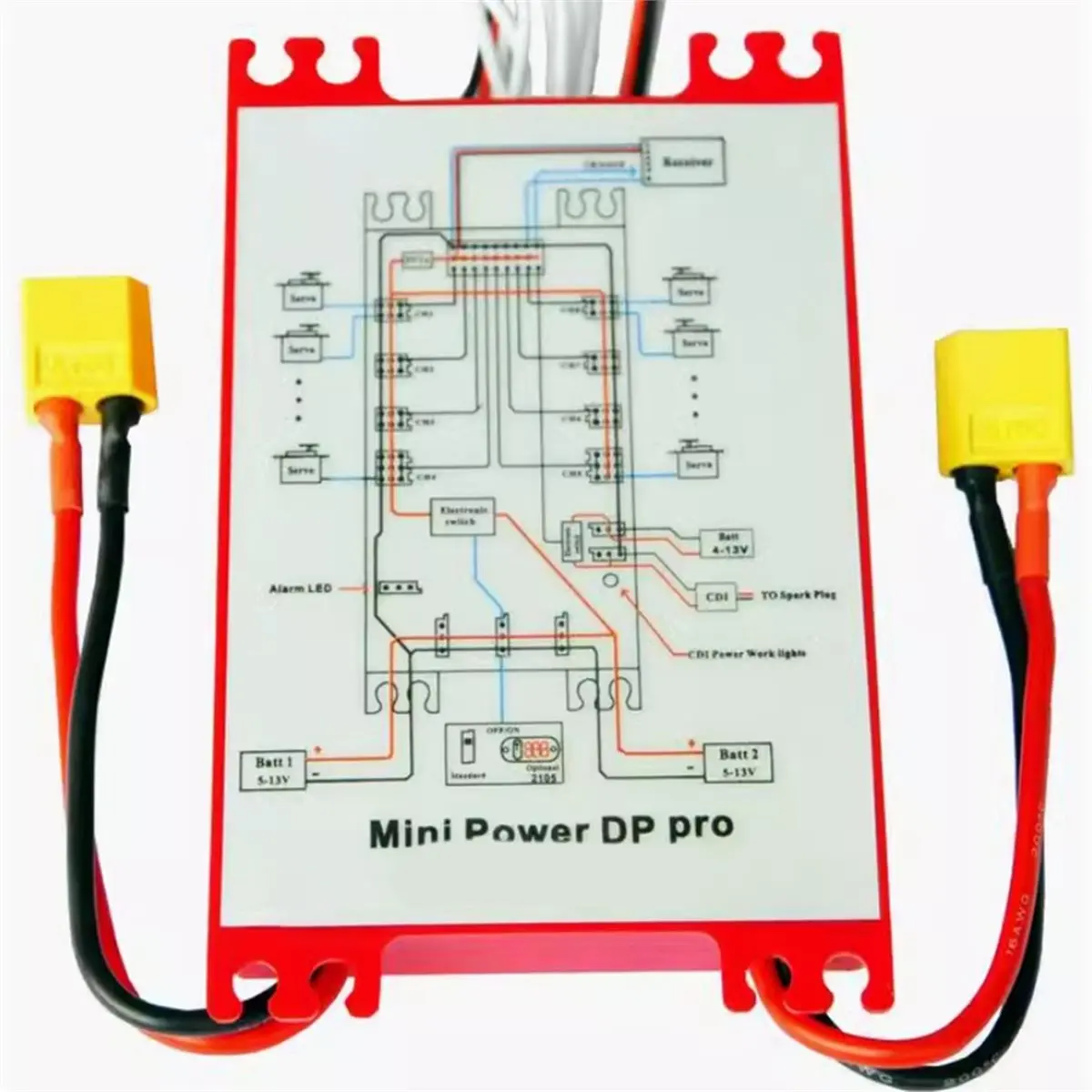 Фото Цифровая плата управления питанием Digital Essentials Rccskj 4104 Mini Power DP Pro Mini Servo с BEC / CDI и выключателем Flameout №1