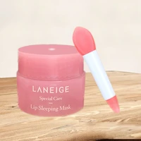 pink mini double head silicone lip brush lip cute mask spoon beauty tool cosmetic beauty makeup tools