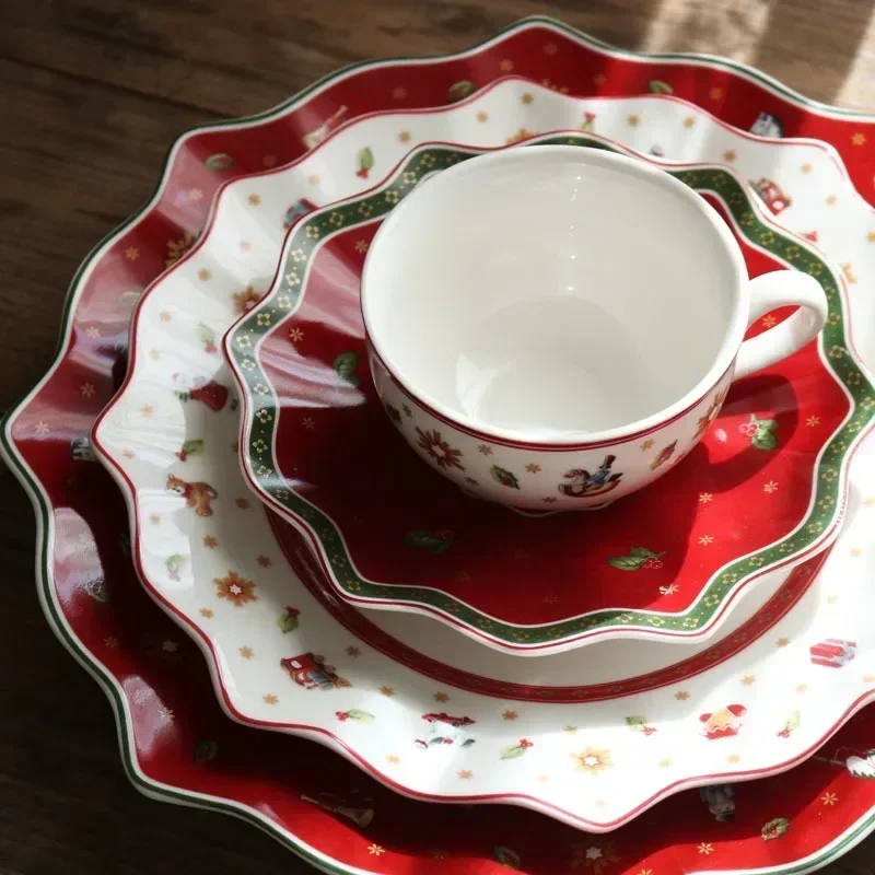 Немецкие фарфоровые игрушки для бассейна радостные многоугольные тарелки