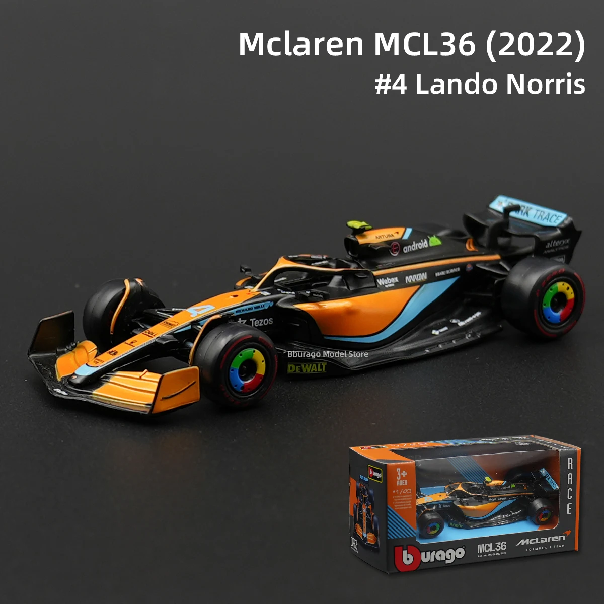 Рисунок 2 - Bburago 1:43 2022 McLaren MCL36