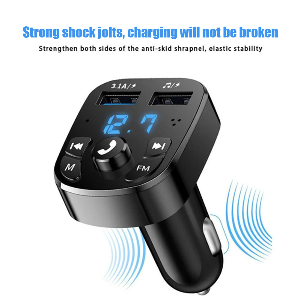 Автомобильный FM-трансмиттер Olaf Bluetooth 5 0 Громкая связь автомобильный комплект