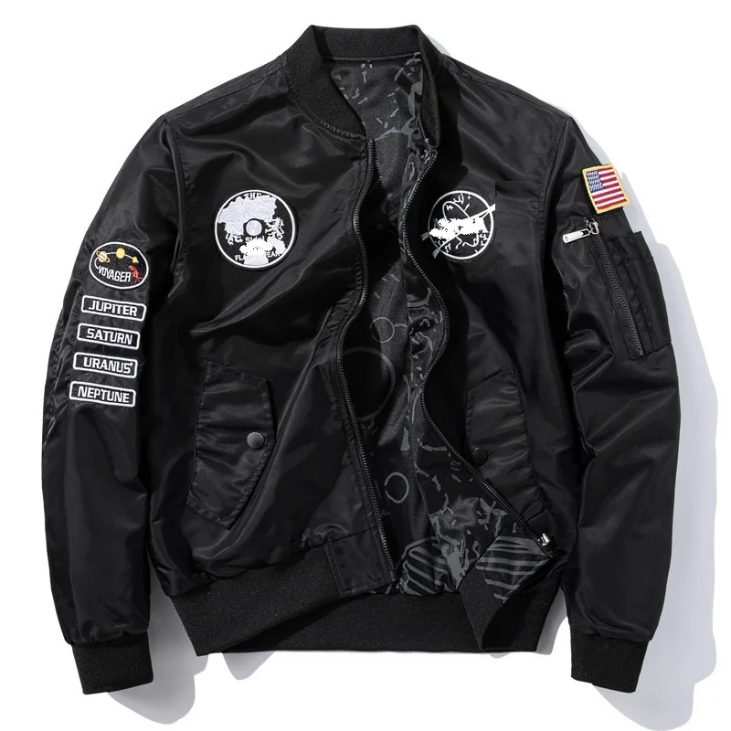 

Men's Jacket Fashion Street Wear Flying Jacket Men's Sports Jacket Coat Autumn And Winter Loose Printing Jacket Brand Clothing