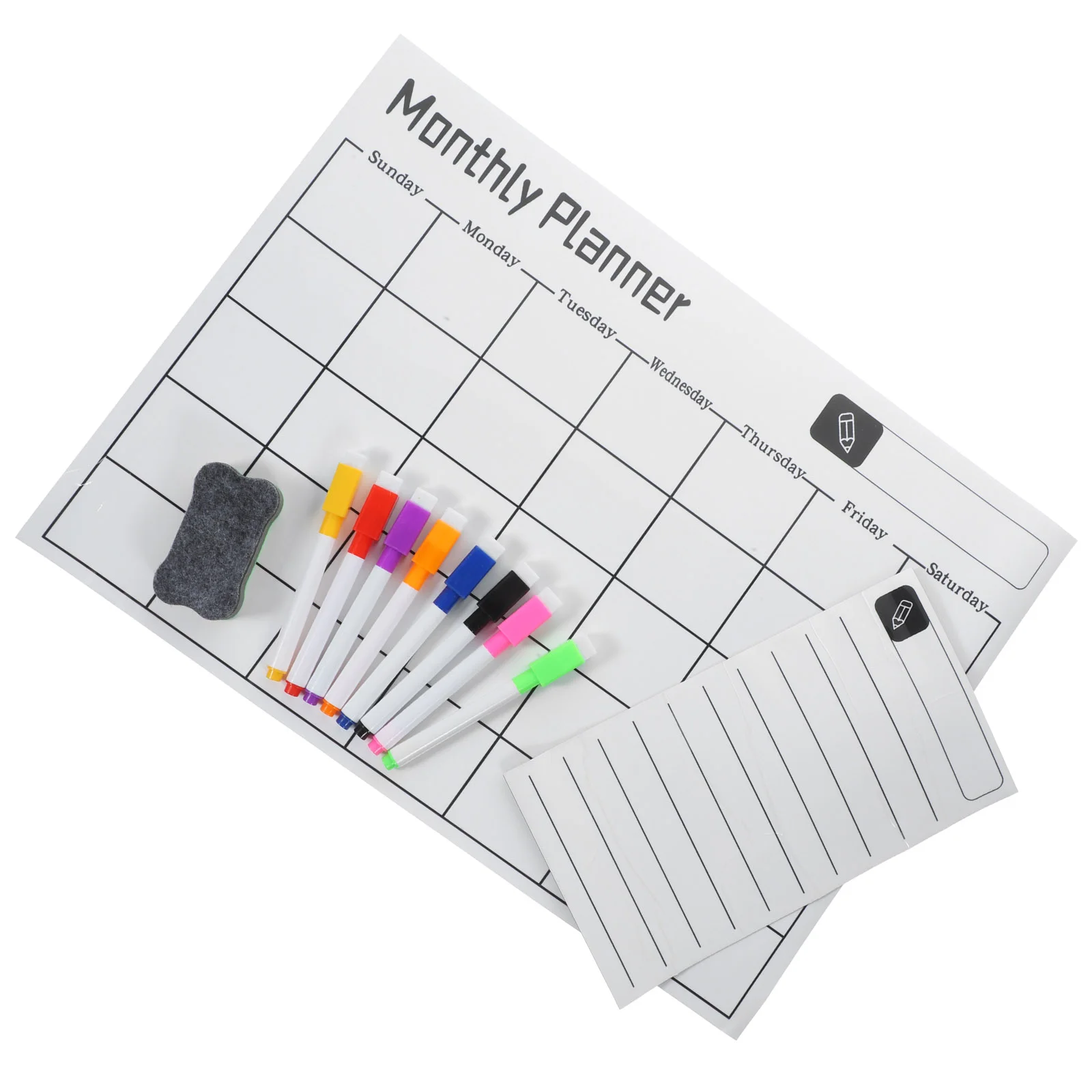 

Fridge Magnet Refrigerator Message Board Magnetic Dry Erase Clear Planning Boards