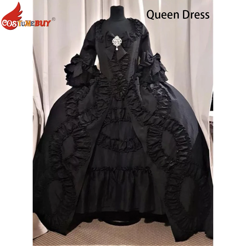 Черное аварийное платье королевы костюм 19-века из фильма ТВ великолепное Королевское Платье бальные платья для женщин-изготовление на заказ Черное аварийное платье королевы костюм 19-века из фильма ТВ великолепное Королевское Платье бальные платья для женщин-изготовление на заказ