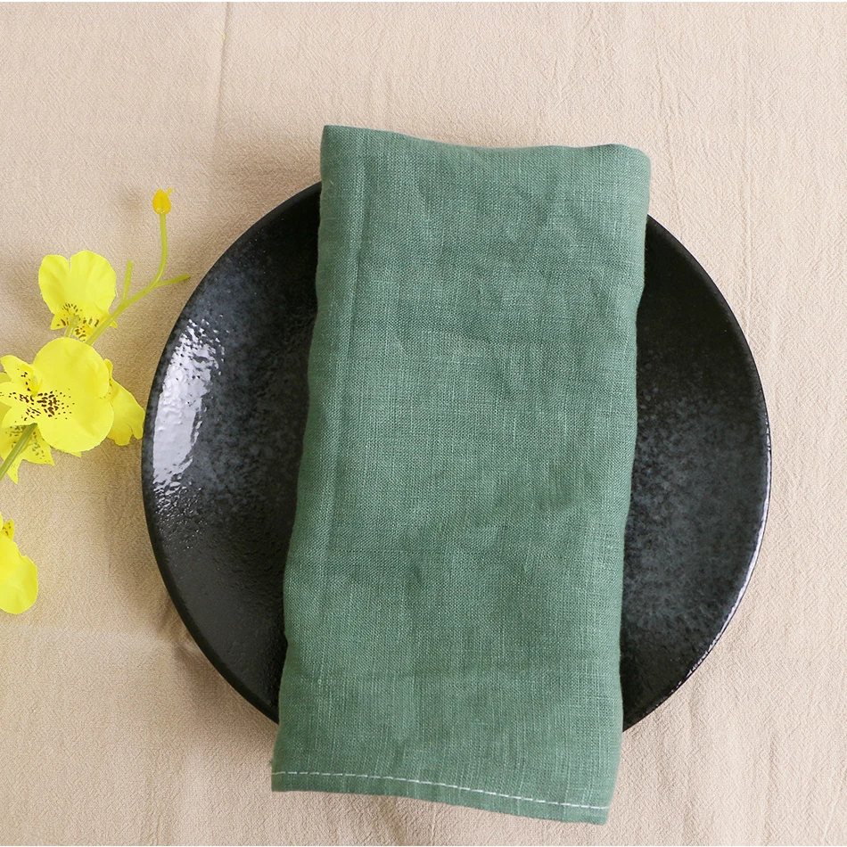 Льняные салфетки 30x45 см, набор из 6 штук