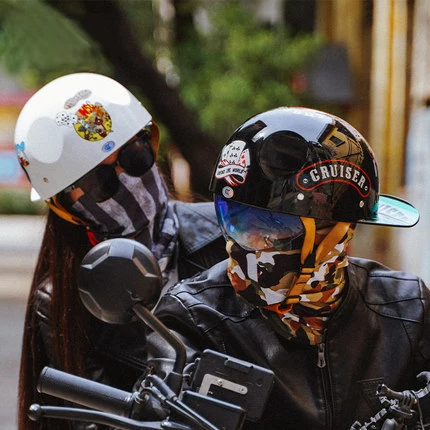 Motorcycle Helmet helmets with sunshade Half Helmet For Vespa Honda PCX150 CB600 599 919 250 CB400 Hornet 250 VTR 250 400 NC700 enlarge