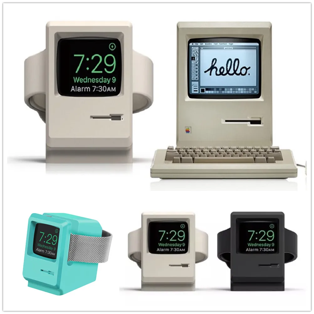 Простой держатель для Apple Watch Series 6 SE 5 4 3 2 1, подставка для часов, ночная подставка, Ремонтный Держатель для ПК, домашняя зарядная док-станция для Macintosh