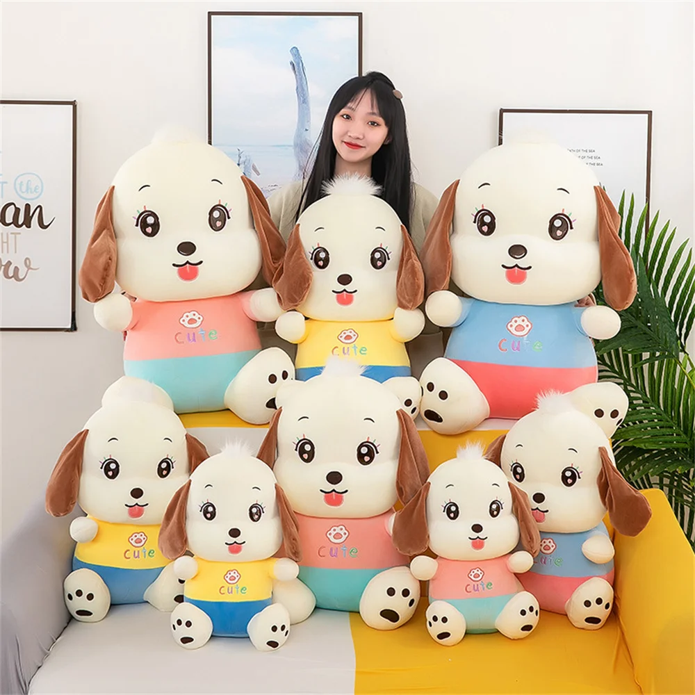 

Adorable Cartoon Dog Plush Doll Soft Stuffed Toy Kid Hugging Pillow Gift Pacify Rag Toy for Kids Girls Comfortable YH-17