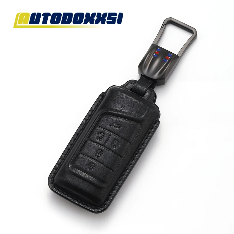 

Autodoxxsi High Quality Protector Leather Key Fob Cover Aircraft Aluminum Unisex Case For Trumpchi